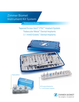 Dental Instrument Kit System Reference Guide PDF download